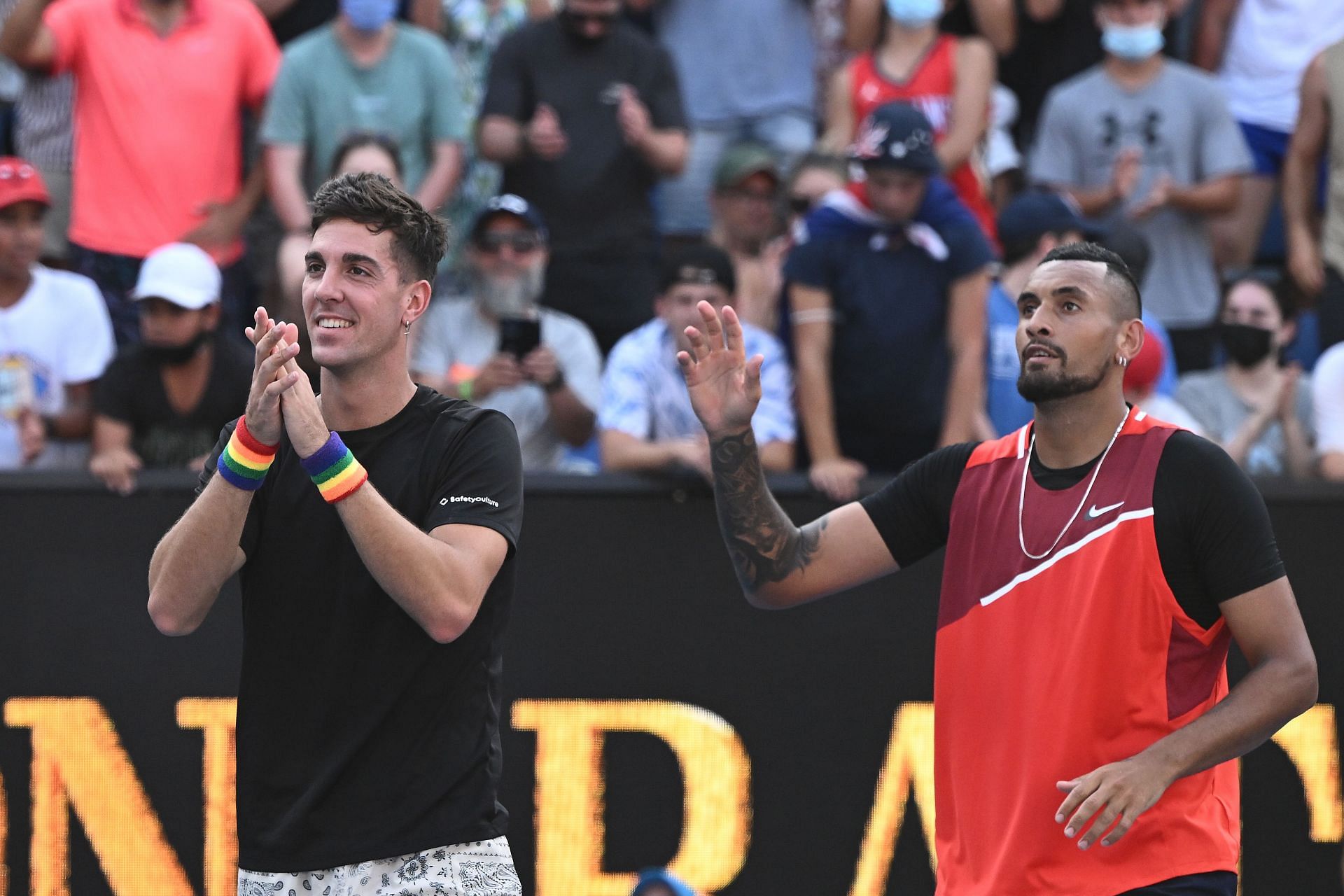 Nick Kyrgios hailed Thanasi Kokkinakis as one to watch in the future