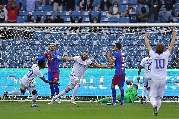 Karim Benzema was once again on target for Los Blancos