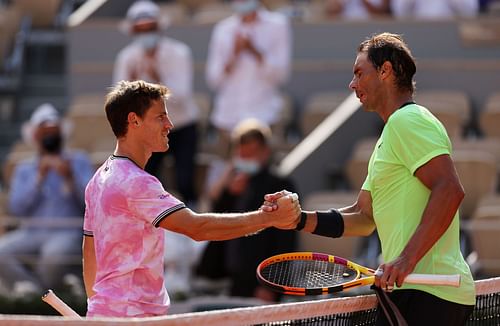 Diego Schwartzman and Rafael Nadal practiced in Melbourne earlier on Tuesday