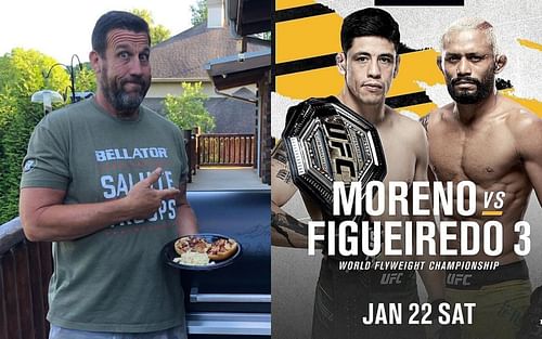 John McCarthy, Brandon Moreno and Deiveson Figueiredo L to R [Images: @johnmccarthymma, @theassassinbaby on Instagram]