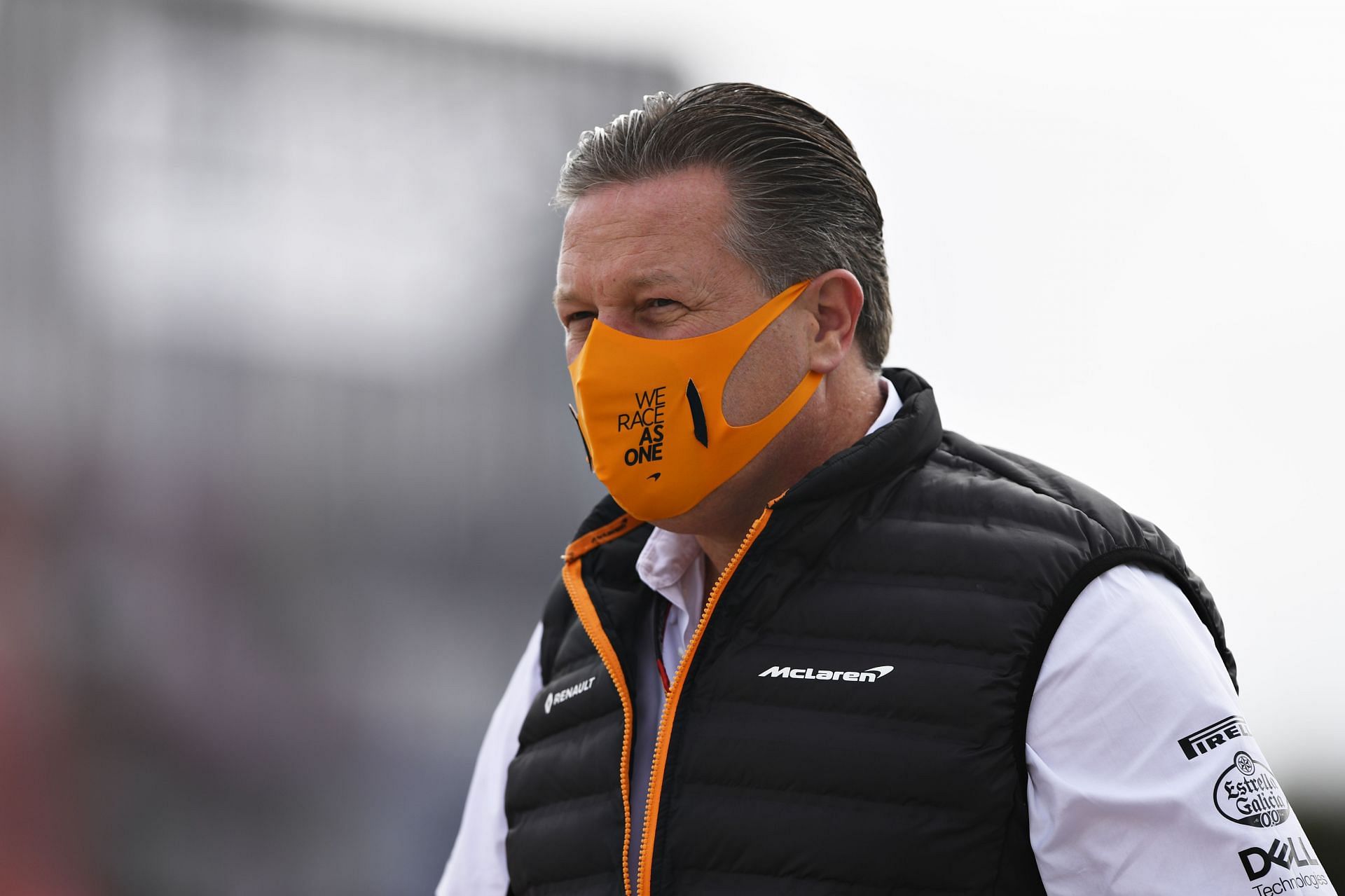 McLaren CEO Zak Brown in the F1 paddock. (Photo by Rudy Carezzevoli/Getty Images)