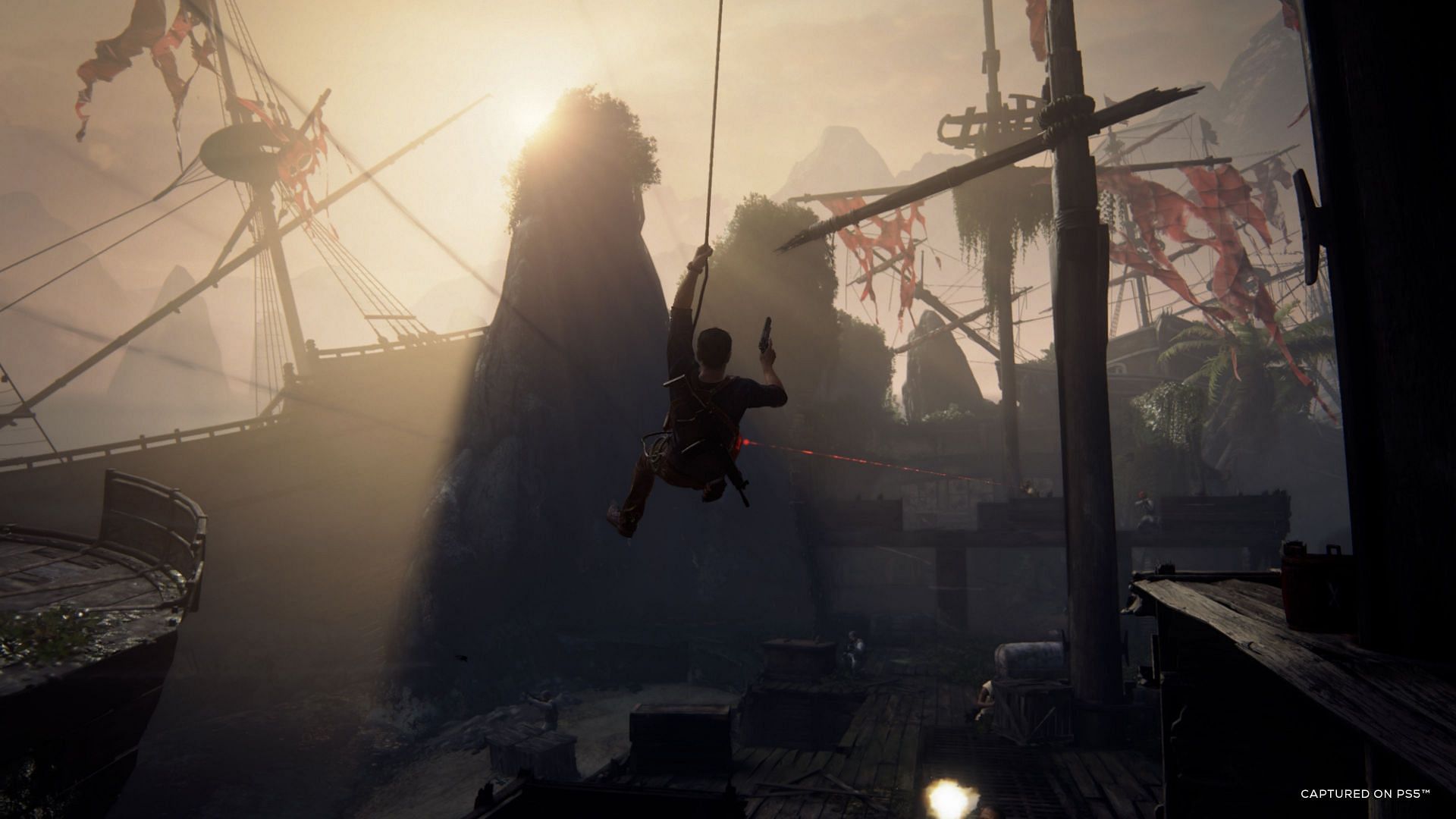 Uncharted: Legacy of Thieves gameplay (Image via PlayStation)