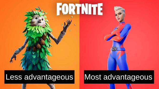 8 pay-to-win Fortnite skins, ranked from most advantageous to least