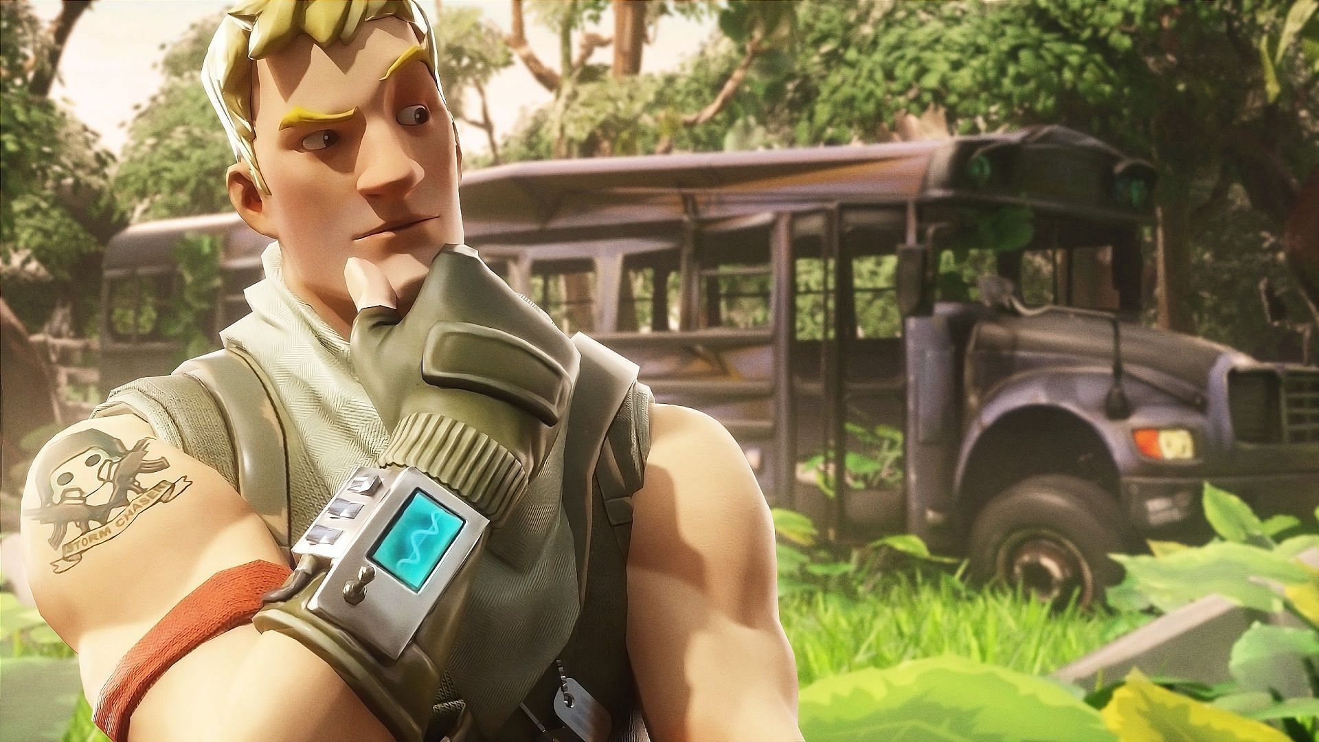 Jonesy received a real-life look resembling his model in Fortnite (Image via Epic Games)