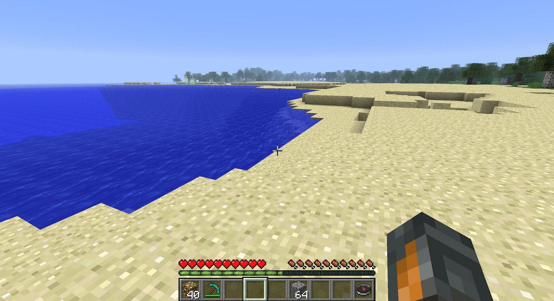 Beaches bring additional crop options past the standard fare including sugar cane, kelp, and sea grass (Image via Mojang)