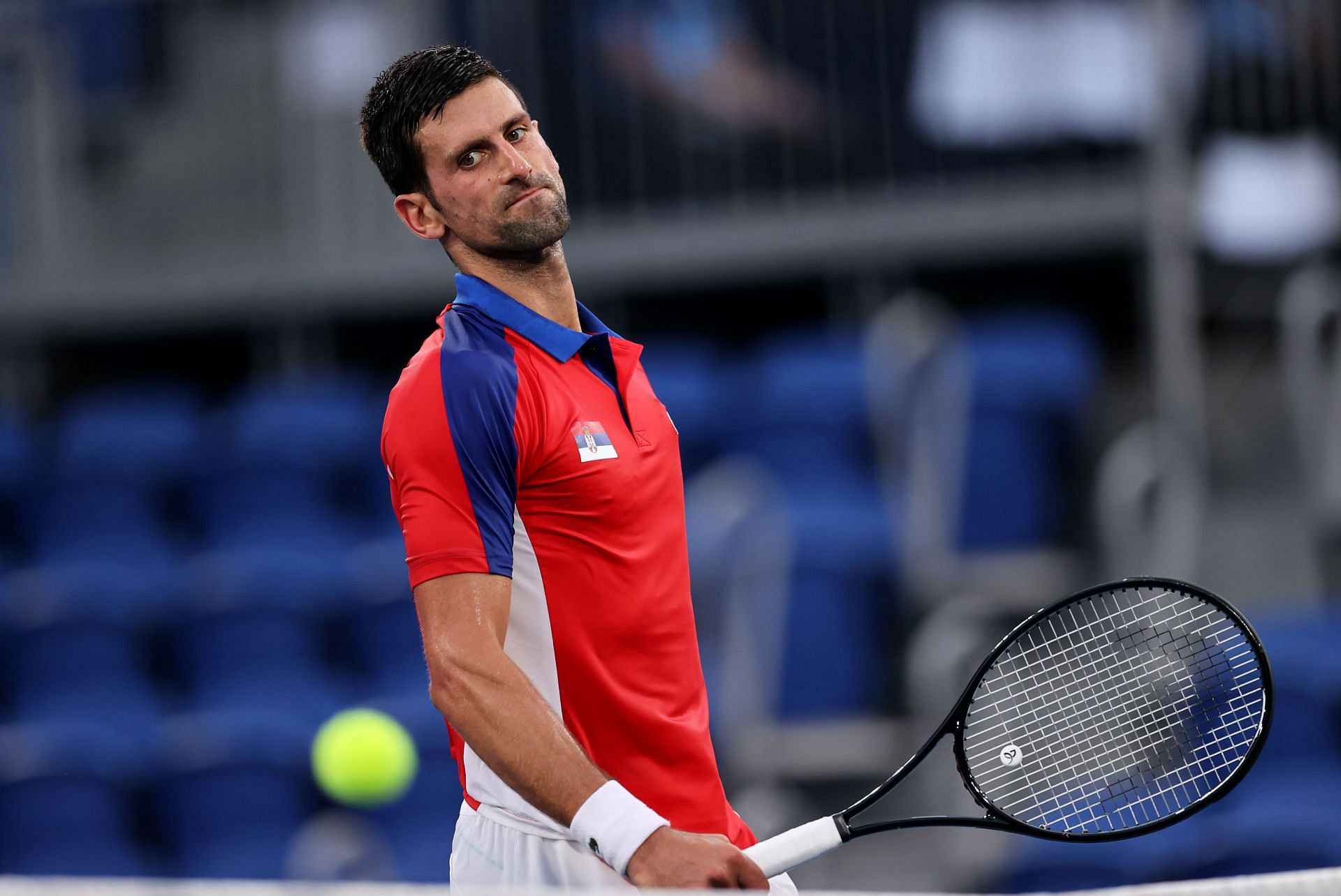 Novak Djokovic at the Tokyo Olympics