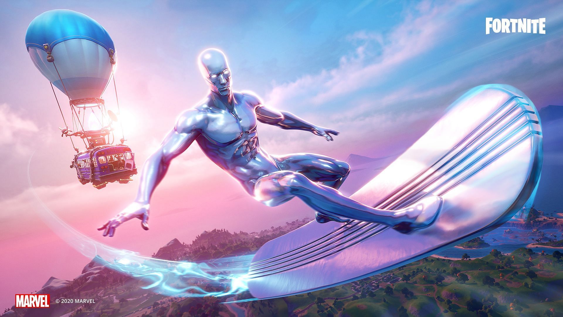 The Silver Surfer fits right in (Image via Epic Games)