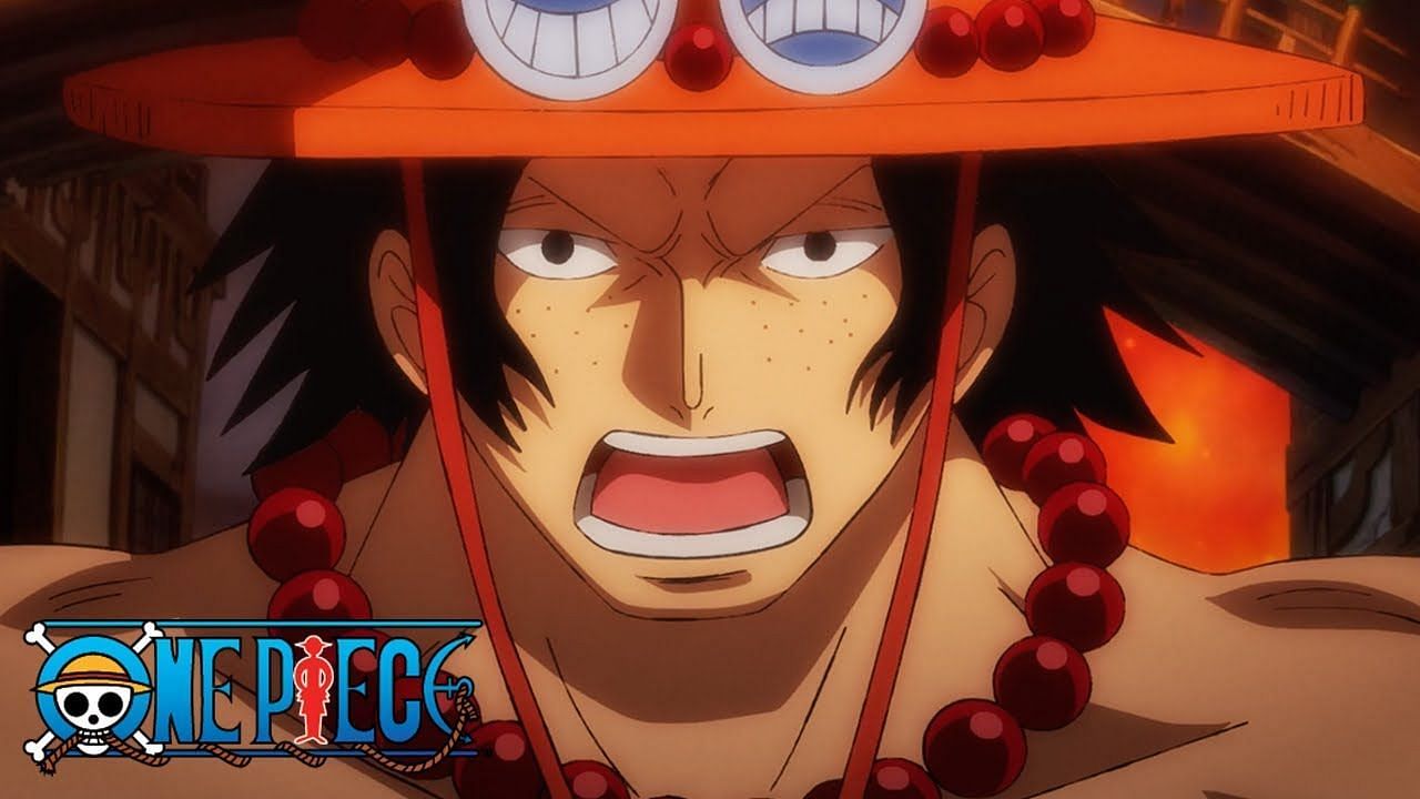 Ace as seen in the One Piece anime. (Image via Toei Animation)