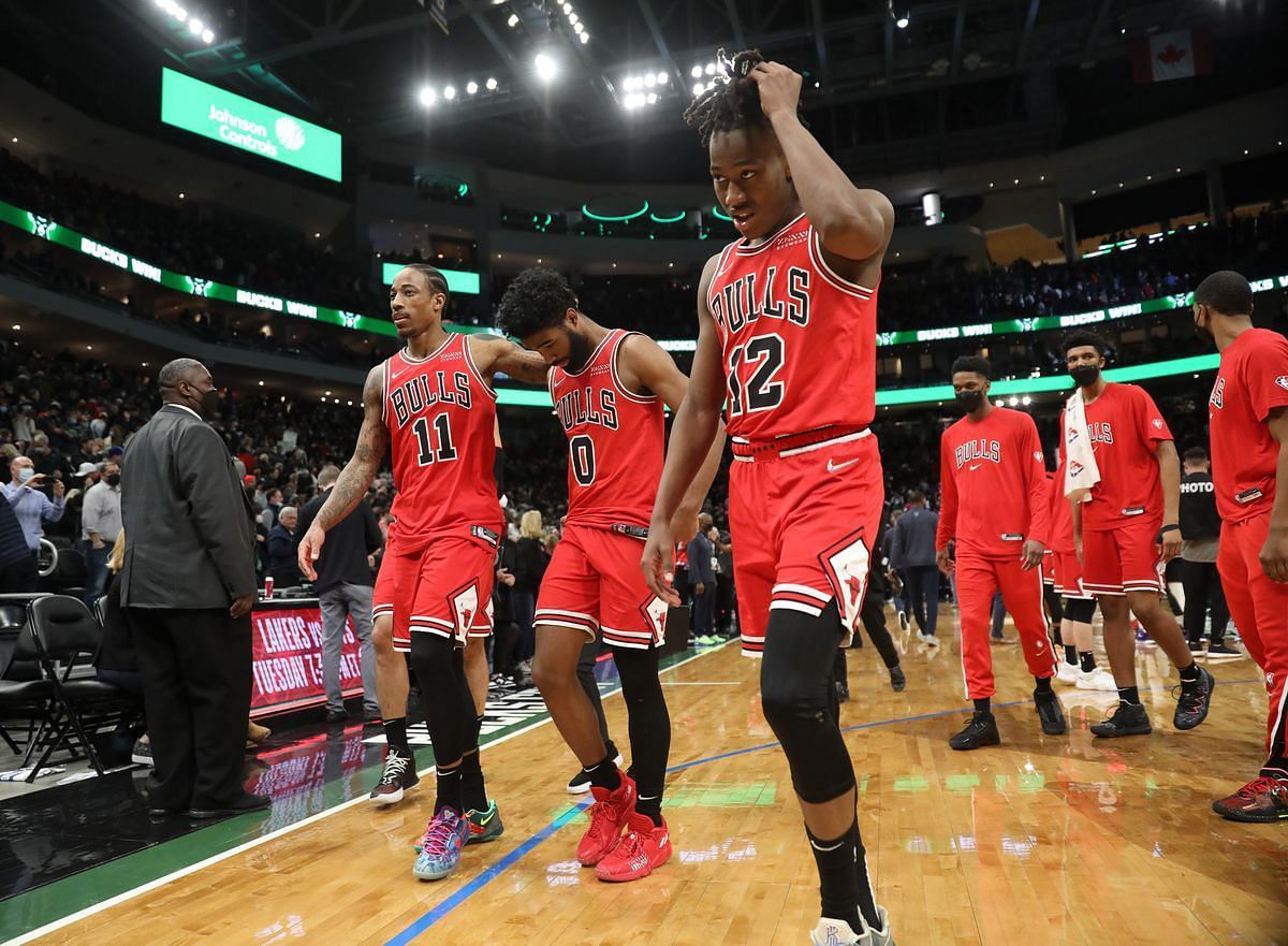 Enter captionInjuries to several key players have greatly affected the Chicago Bulls in the last few weeks. [Photo: Chicago Tribune]
