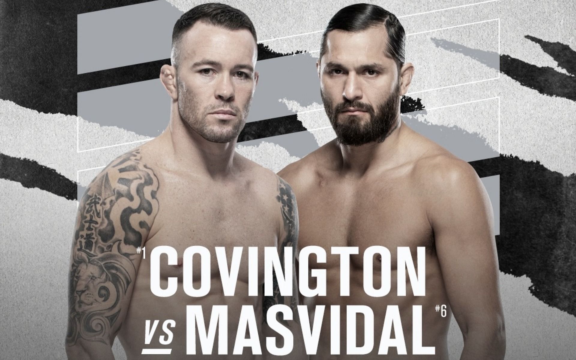 Official poster for UFC 272: Colby Covington vs. Jorge Masvidal (Image Credit: @ufc on Twitter)