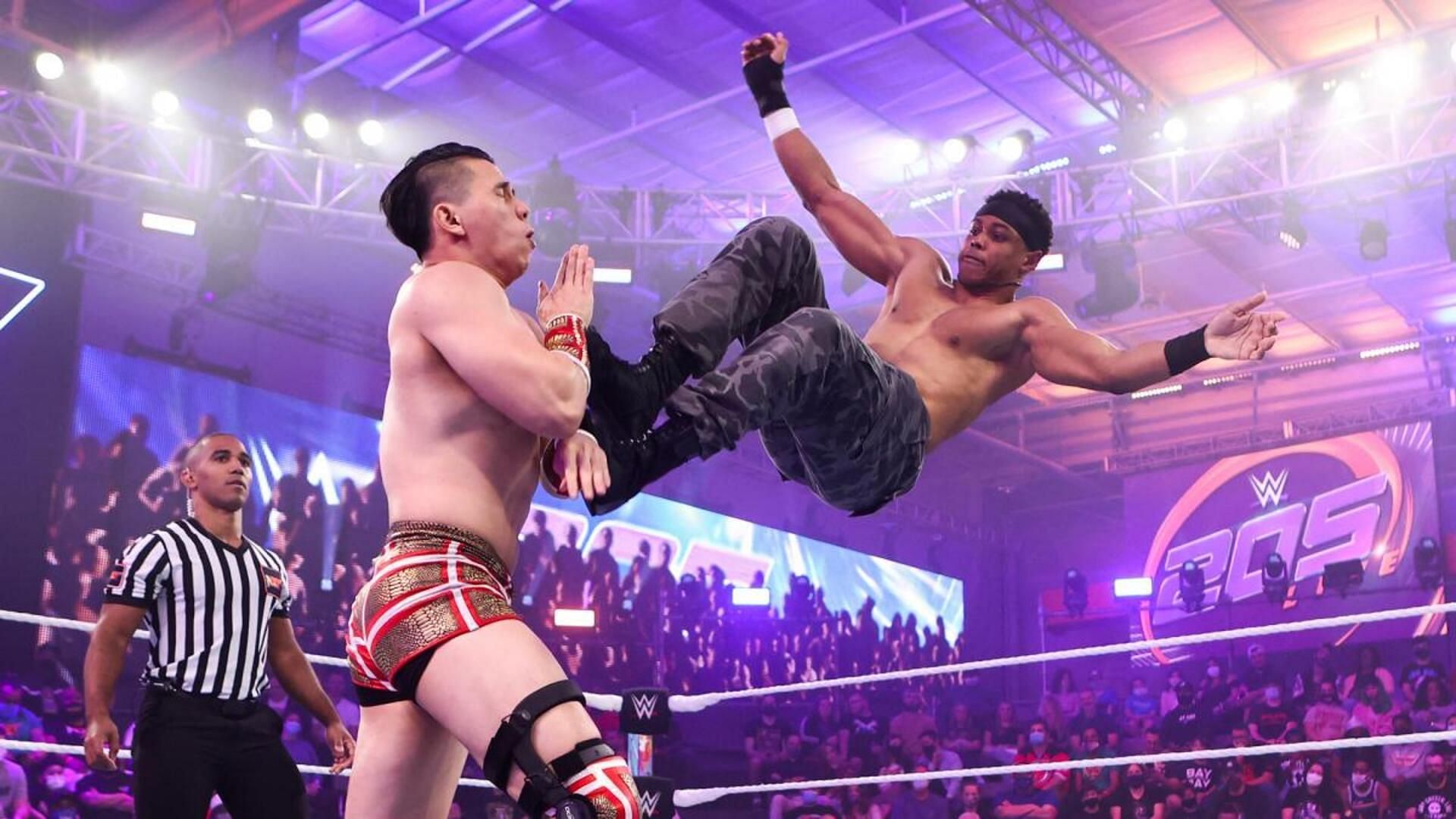 Dante Chen and Draco Anthony battled in the main event of 205 Live