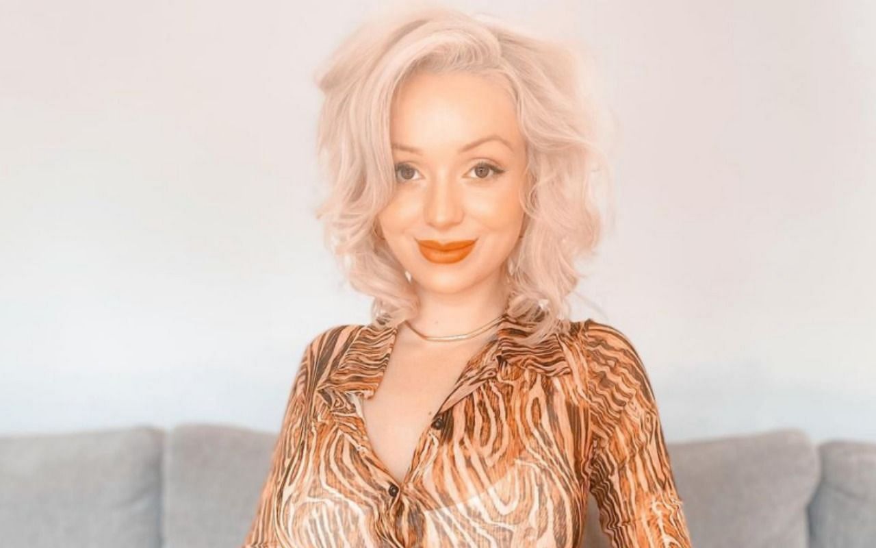 TikTok&#039;s Marilyn Monroe gives birth to baby boy (Image via jasminechiswell/Instagram)