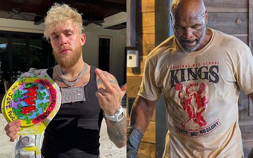 Jake Paul (left) Mike Tyson (right) [Images Courtesy: @jakepaul @miketyson on Instagram]