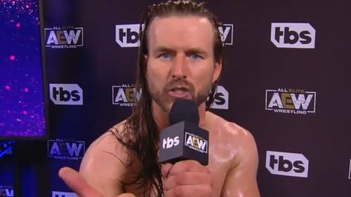 Adam Cole cut a promo on AEW Dynamite.