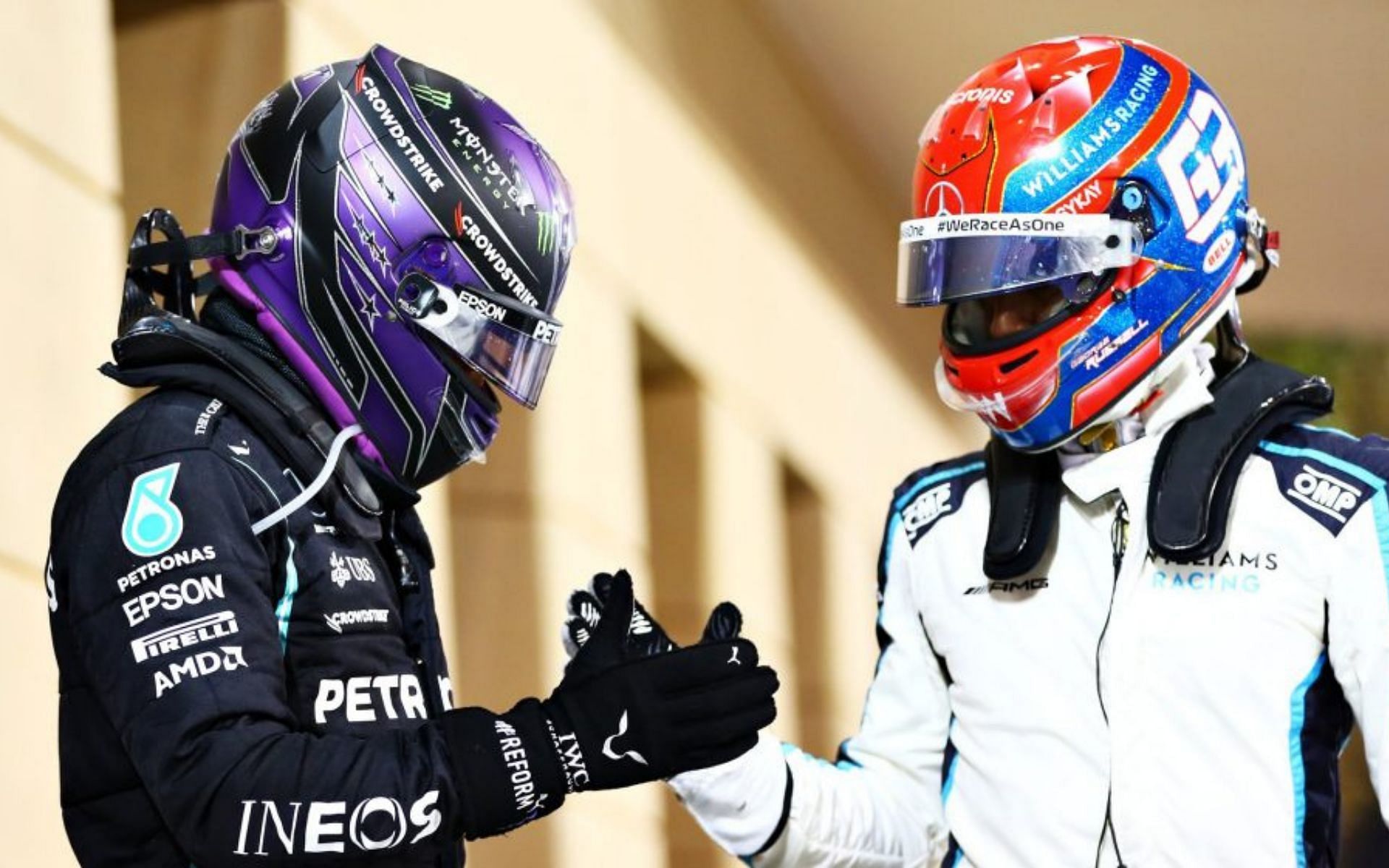 Lewis Hamilton and George Russell (PC:  formula1.com)