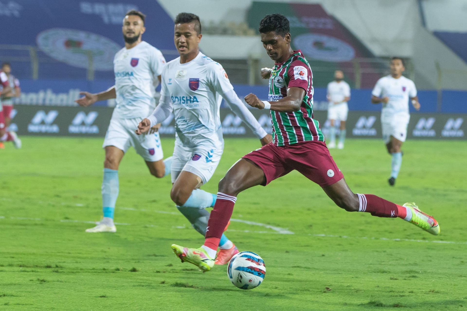 ATK Mohun Bagan&#039;s Liston Colaco came close on multiple occasions but failed to make a mark against Odisha FC (Image Courtesy: ISL)