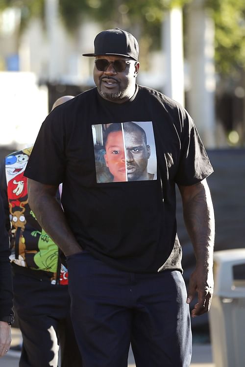 Shaquille O'Neal attends Super Bowl LIV - San Francisco 49ers v Kansas City Chiefs