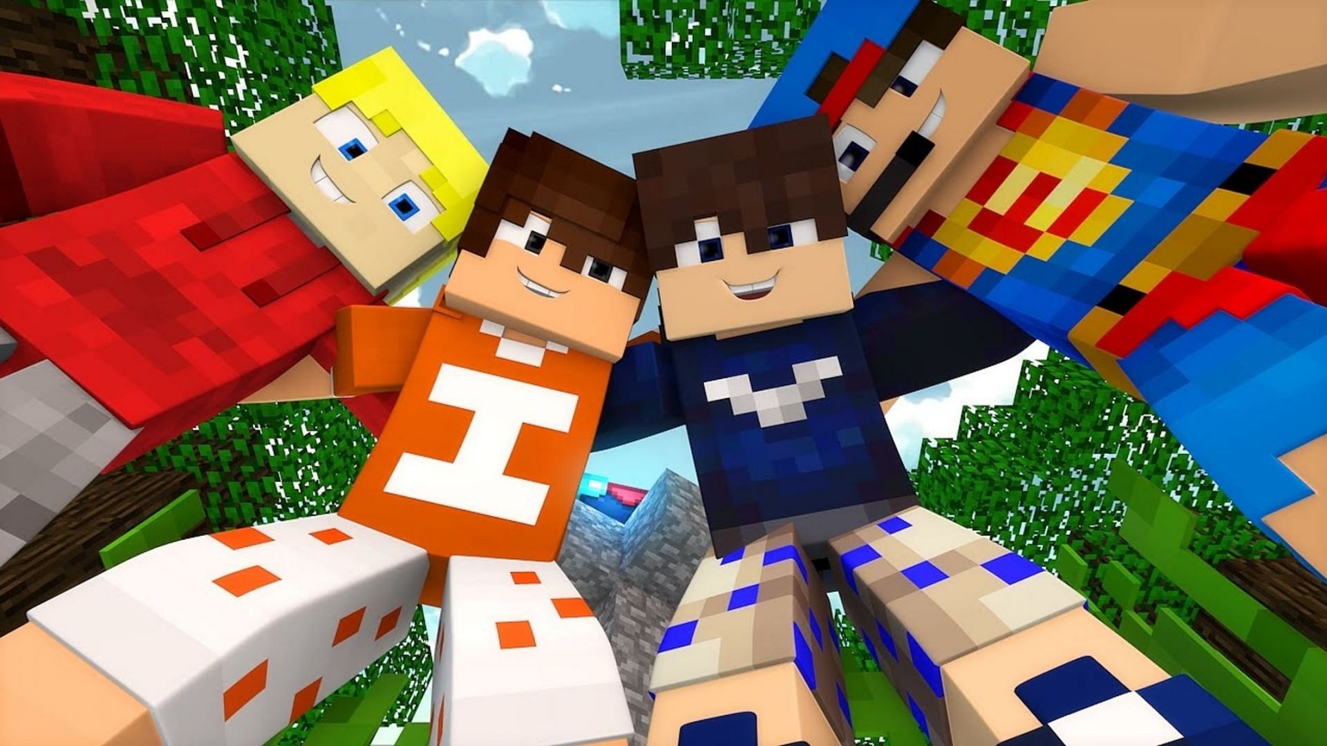 Minecraft and its mods are much better with a few friends (Image via Mojang)