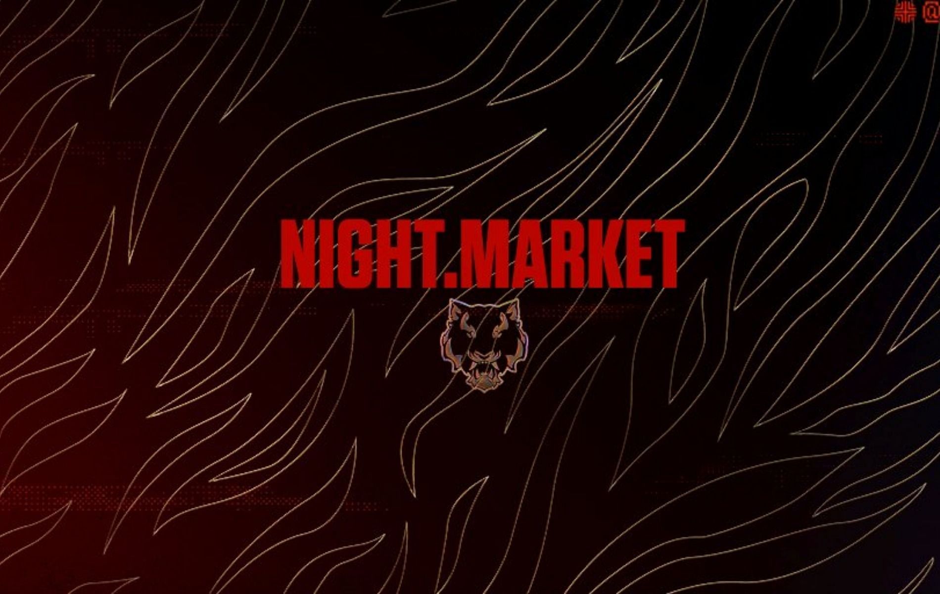 The unofficial art for the next Night Market (Image via Mike-Valorant Leaks , Twitter)