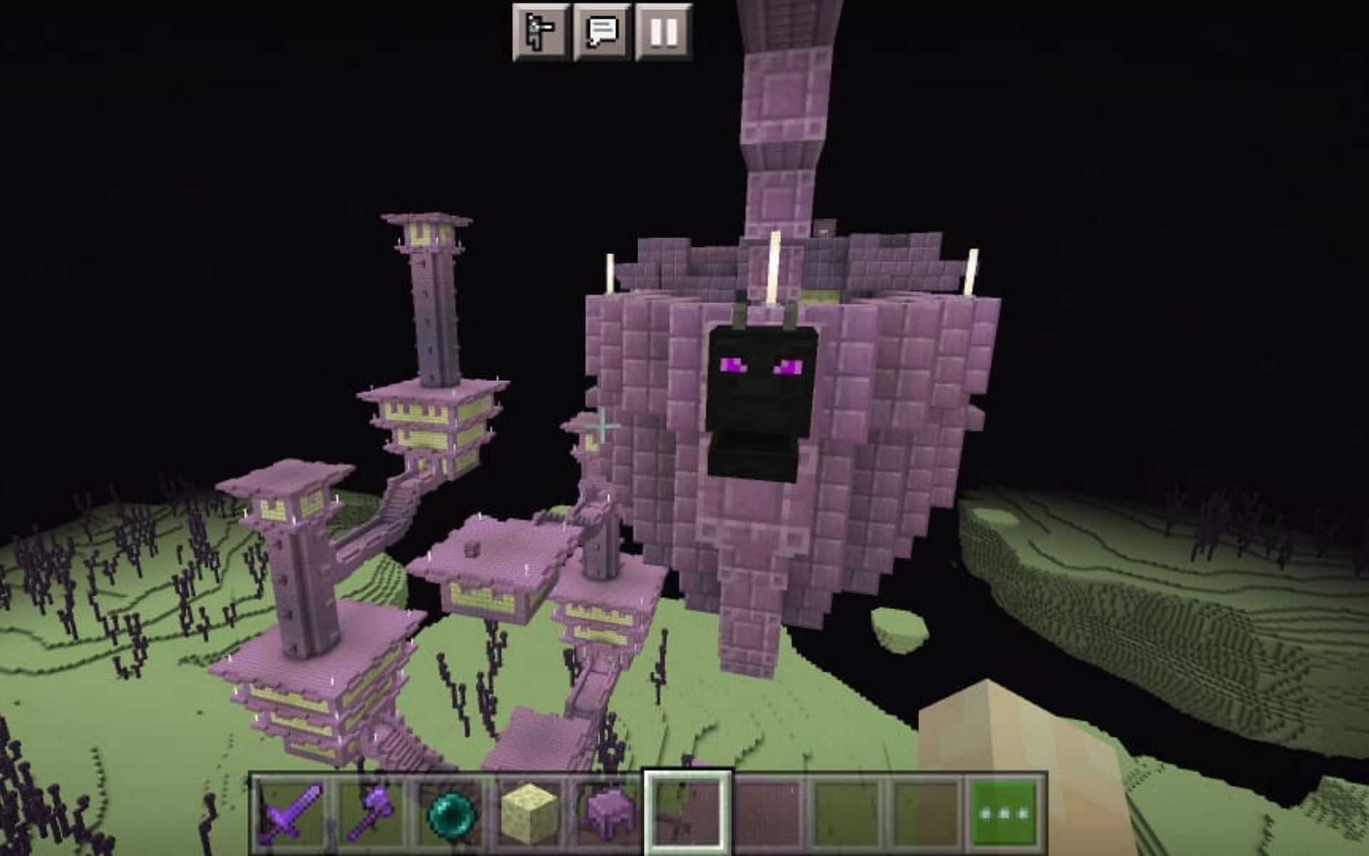 Dragon Head can be found on the deck of an End Ship (Image via Minecraft)