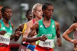 Ejgayehu Taye, Berihu Aregawi break 5km race world records