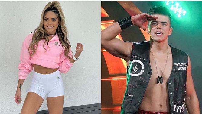Tay Conti reacts after Sammy Guevara wins title at AEW Battle of the Belts