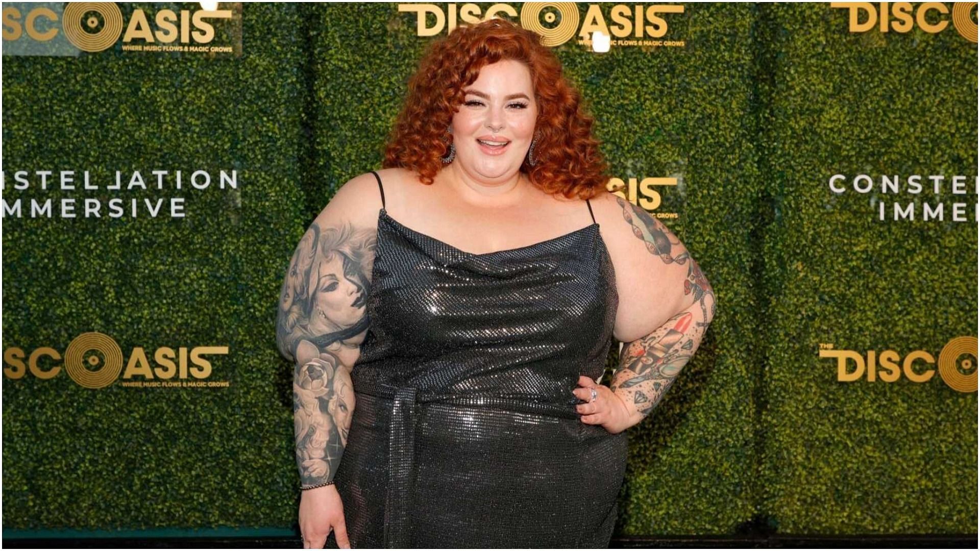 Tess Holliday opened up about her struggle with anorexia nervosa (Image via Getty Images/ Amy Sussman)
