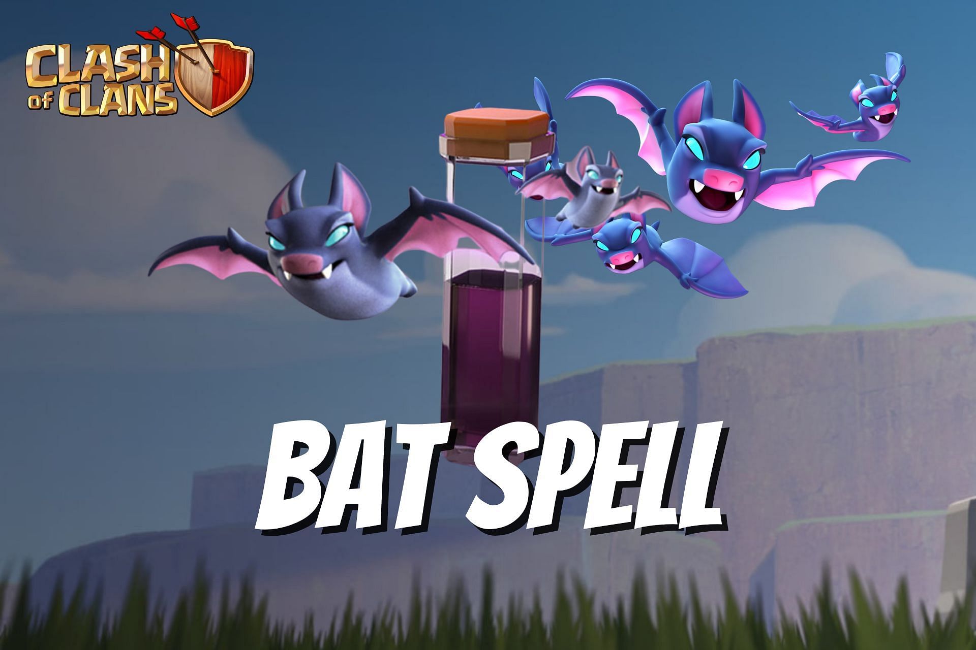 The Bat Spell in Clash of Clans (Image via Sportskeeda)