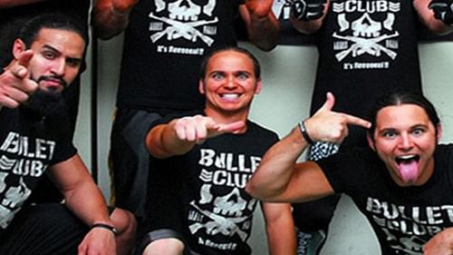 Tama Tonga with The Young Bucks in NJPW