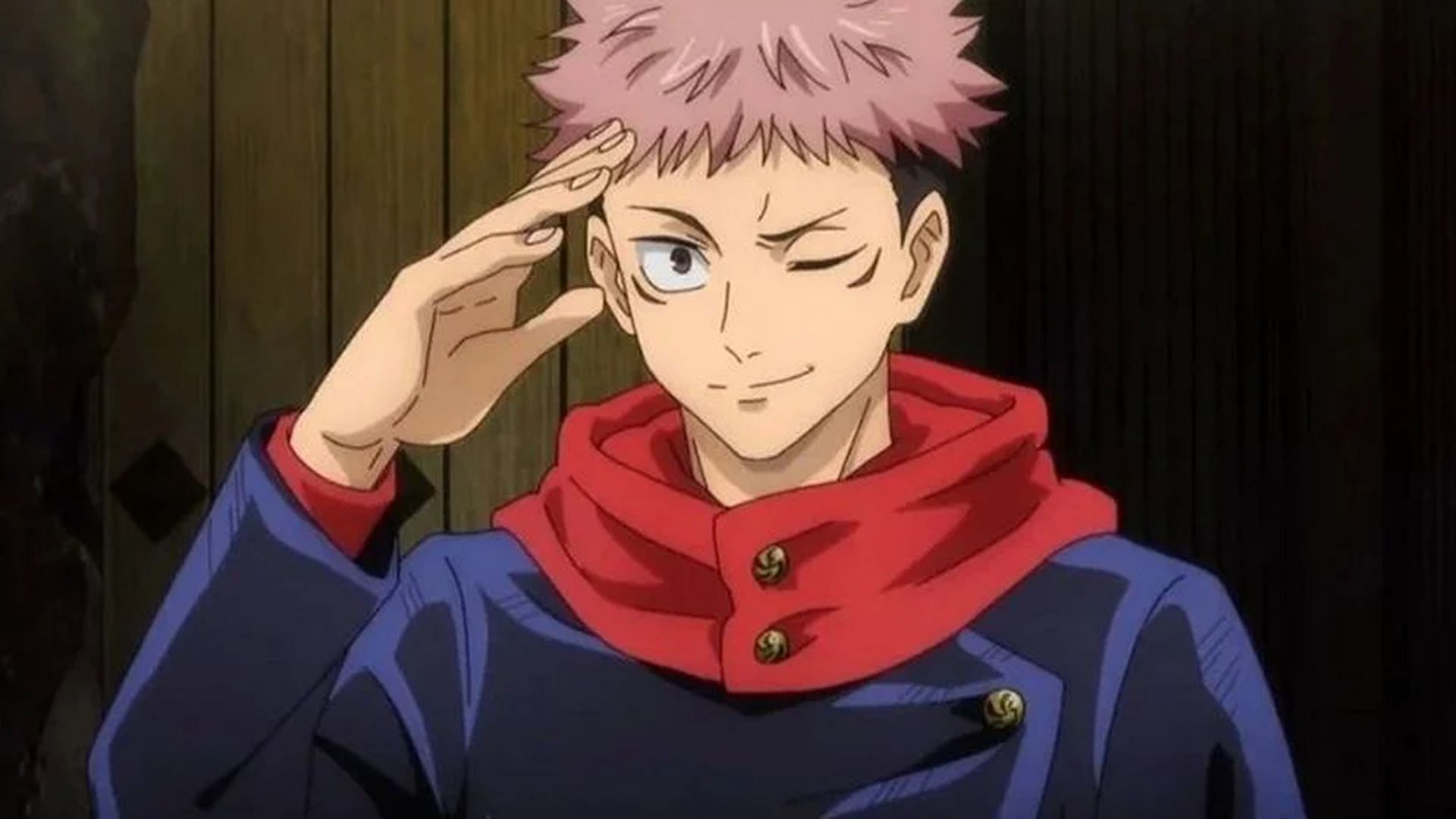 Yuji as seen in the Jujutsu Kaisen anime (Image via MAPPA Studios)