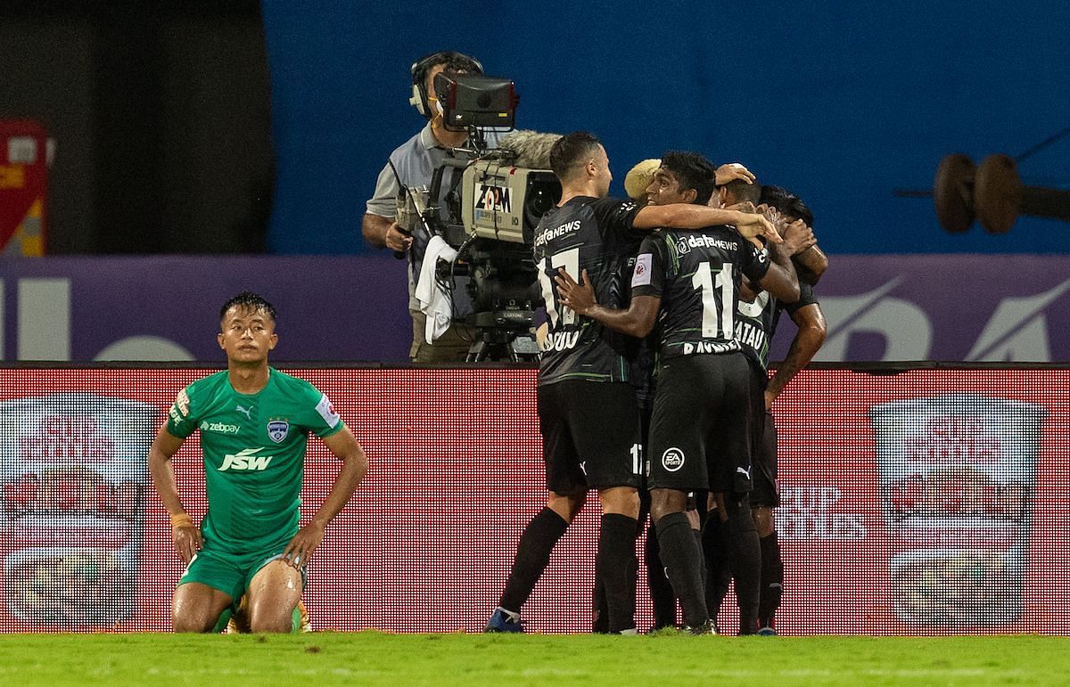 Bengaluru FC lost 3-1 to Mumbai City FC in the previous leg of ISL 2021-22 (Image Courtesy: ISL)