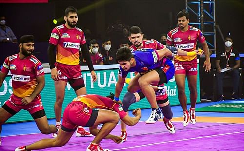 Telugu Titans are yet to win their first match in Pro Kabaddi 2021 (Image: Pro Kabaddi/Facebook)