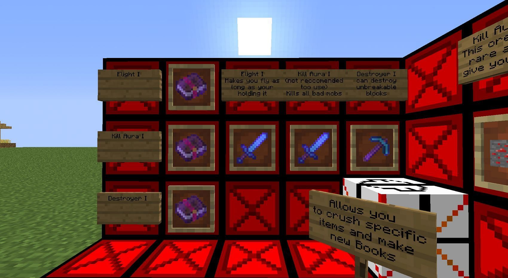 MineHeros is a Minecraft network that features custom enchants in every gamemode (Image via Minecraft)