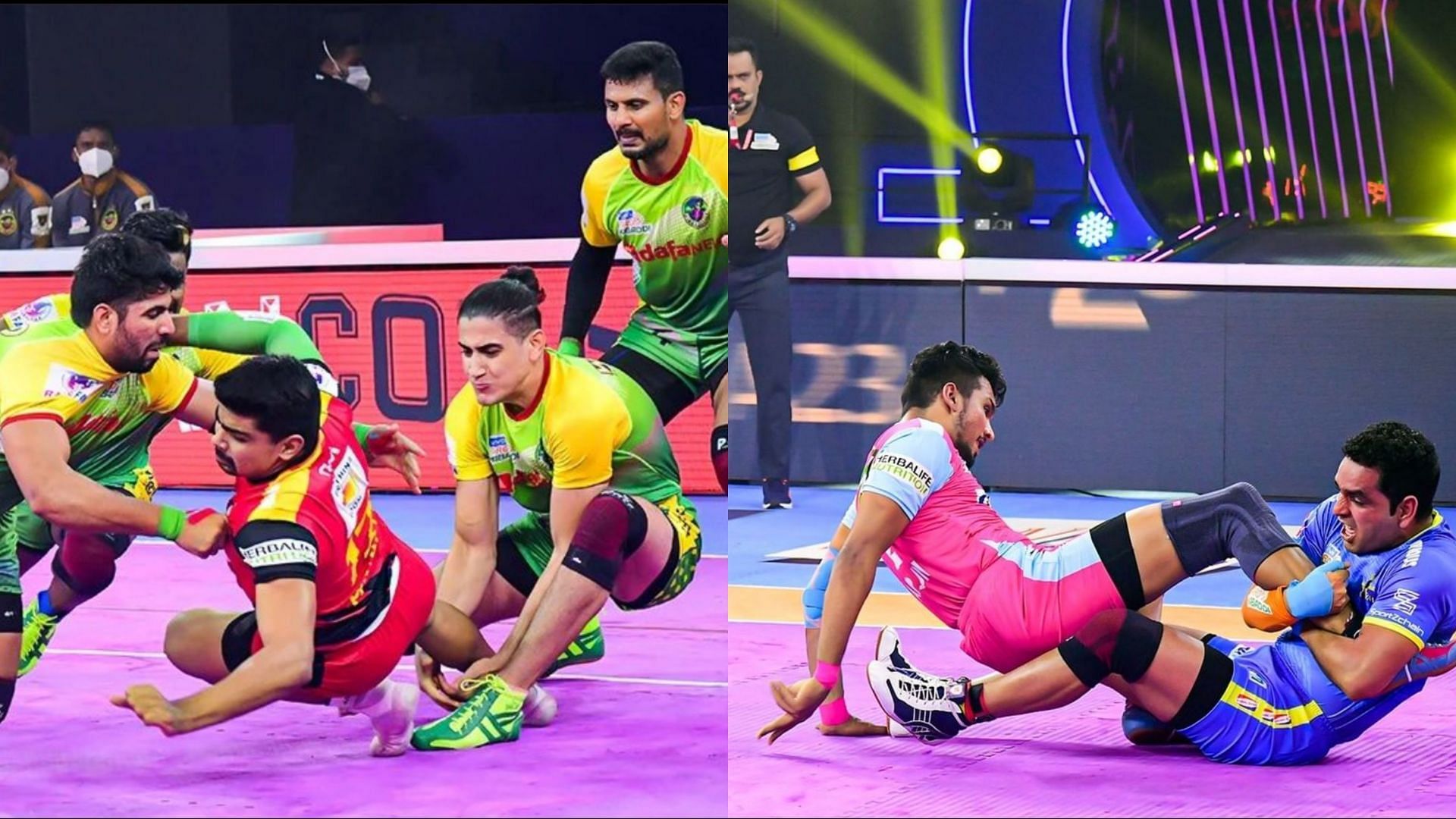 Jaipur Pink Panthers, Tamil Thalaivas, Patna Pirates and Bengaluru Bulls were in action on January 16 (Image: Pro Kabaddi/Instagram)