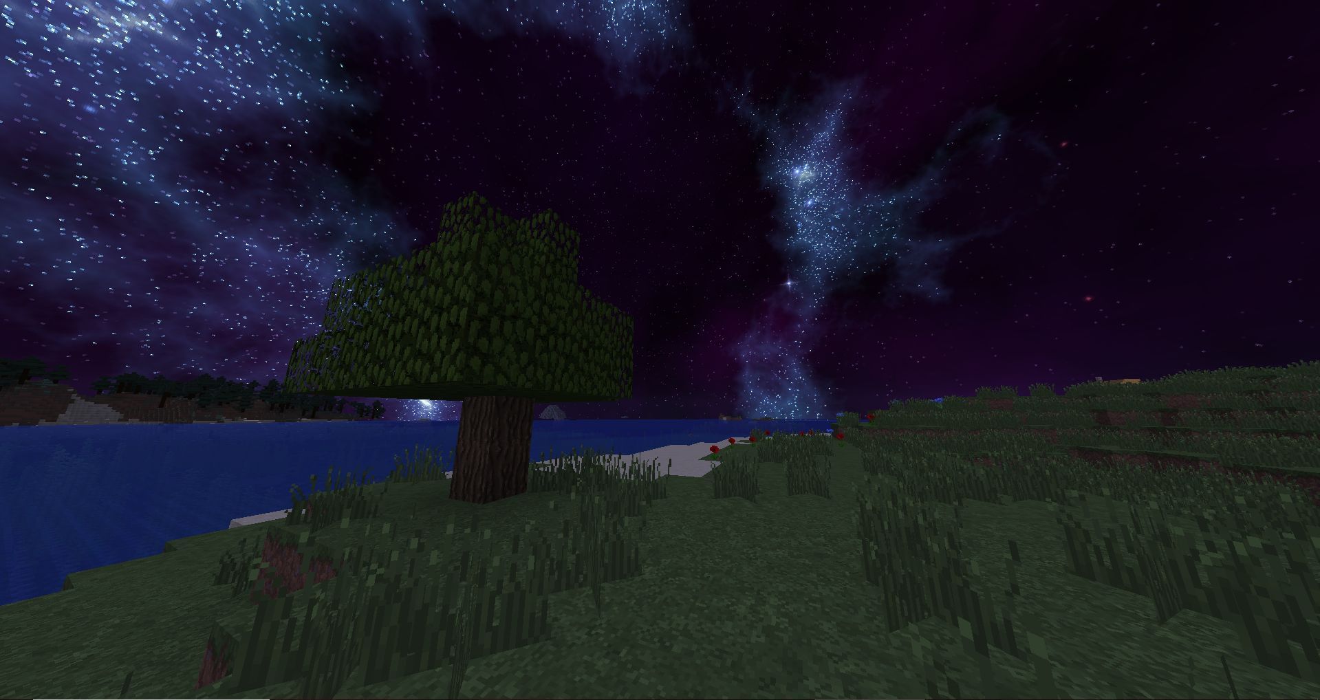 Night in Minecraft (Image via u/Joriokks Reddit)