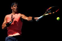 Rafael Nadal posts picture from practice session, says "work is in progress for the Australian Open"