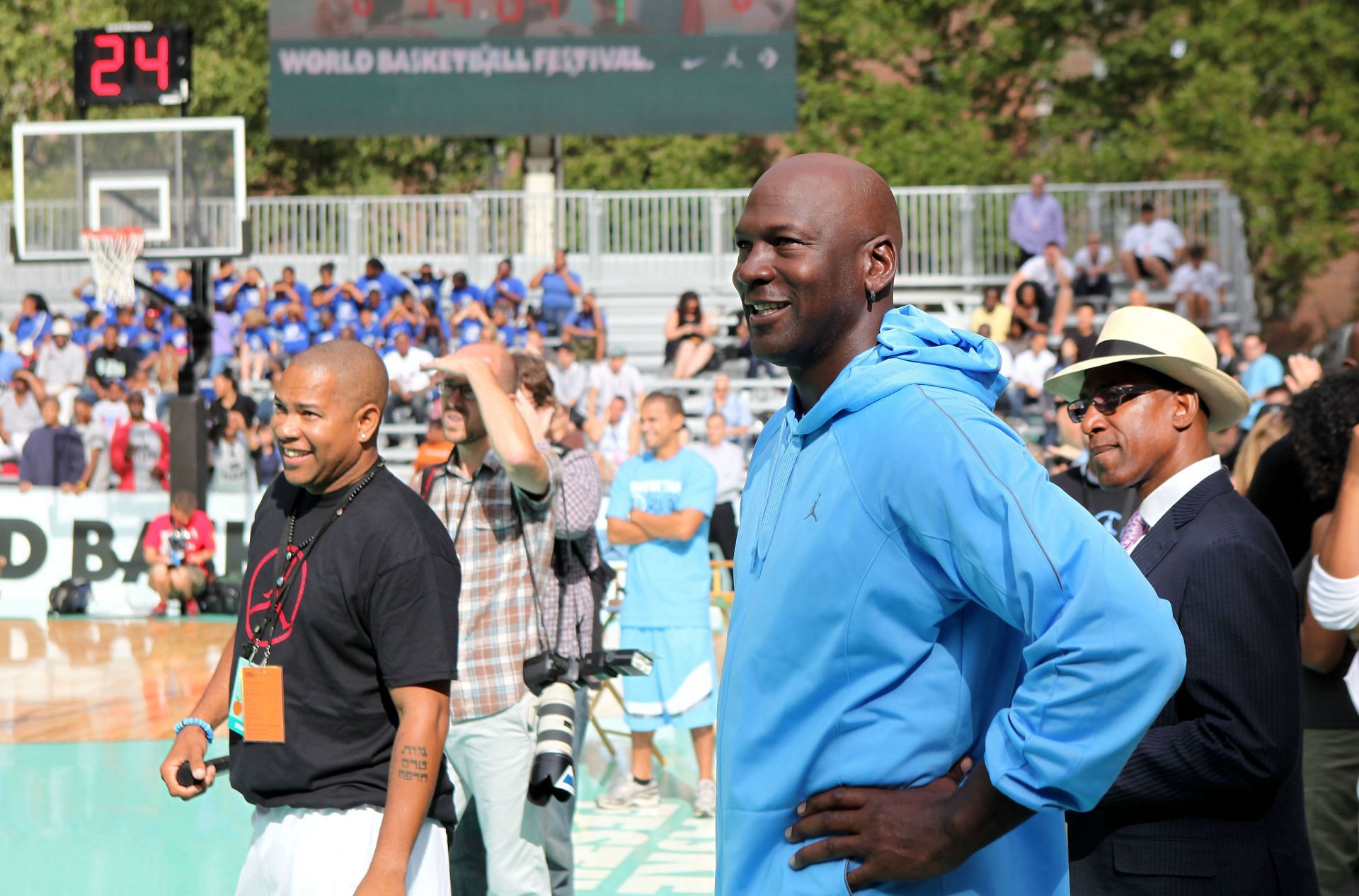 Michael Jordan at the World Basketball Festival