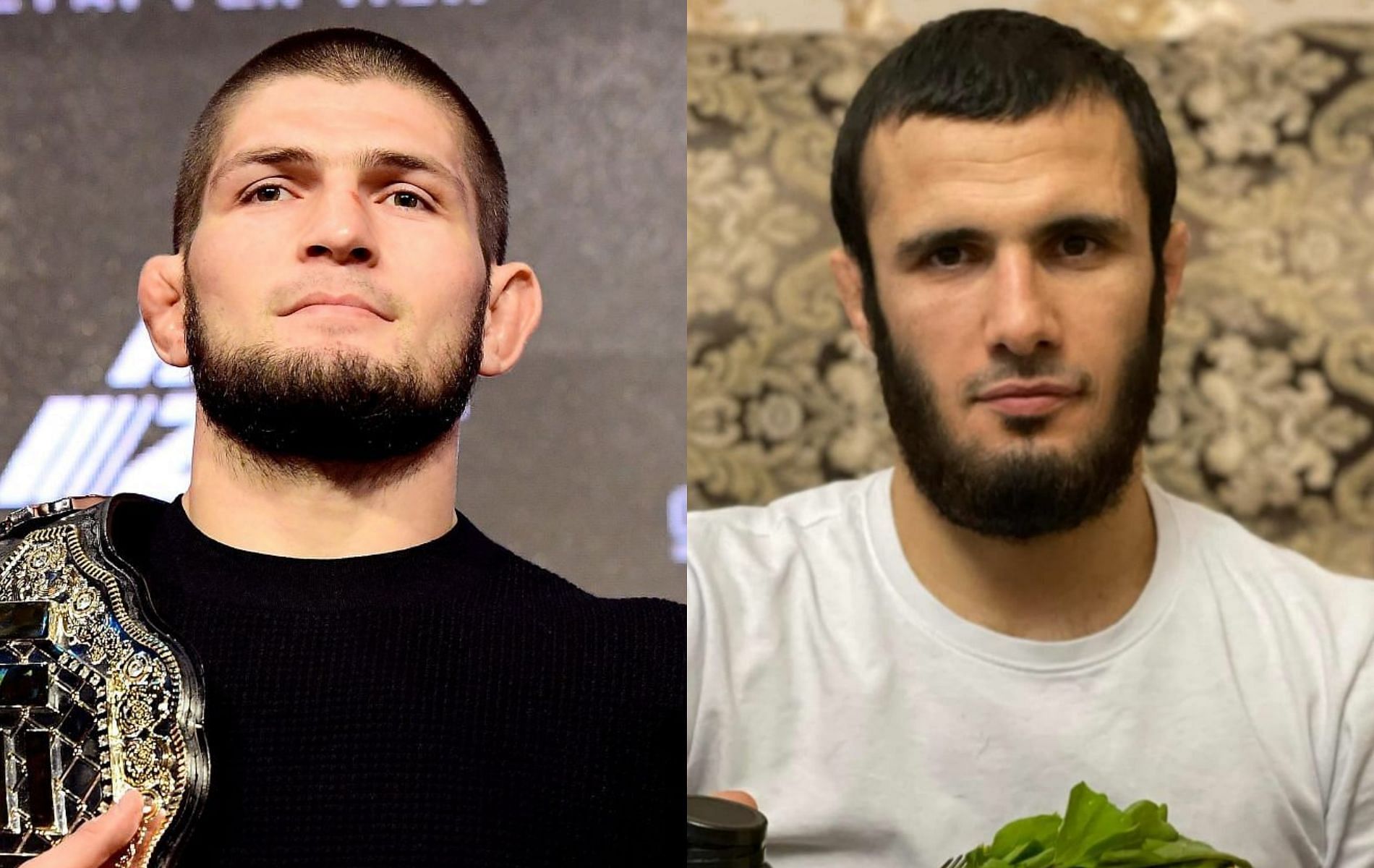 Khabib Nurmagomedov (left) &amp; Islam Mamedov (right) [Image Credits- @islam_mamedov on Instagram]