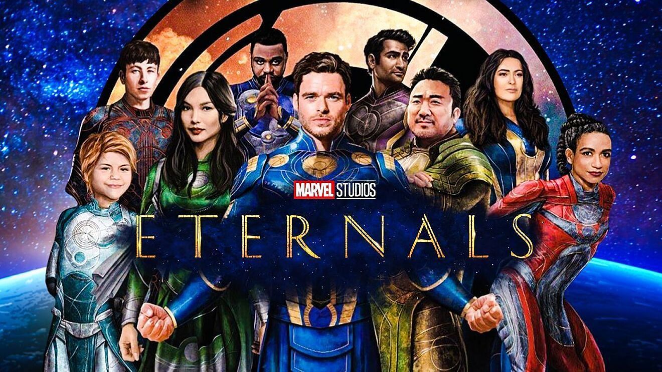 The cast of &#039;Eternals&#039; (Image via Disney)