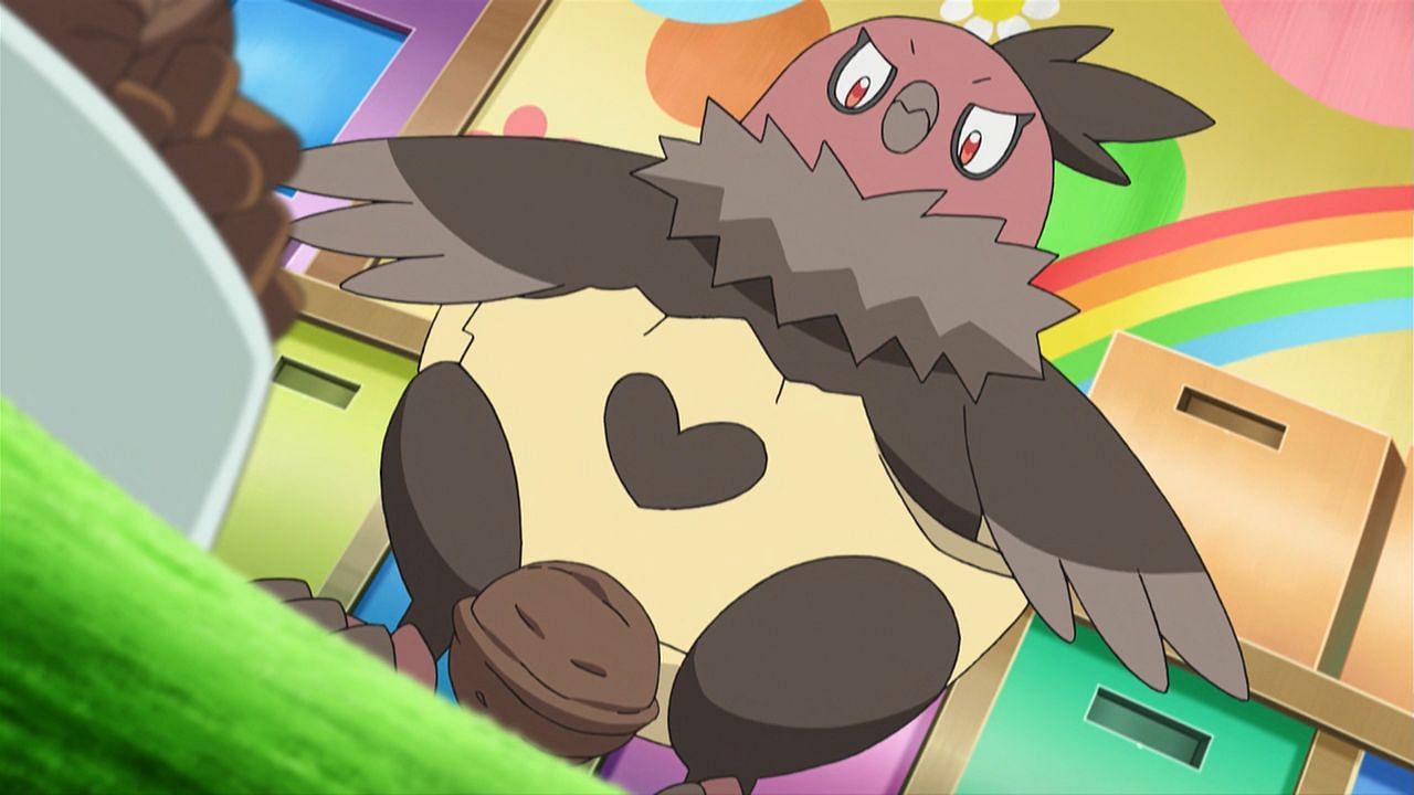 Vullaby as it appears in the anime (image via The Pokemon Company)