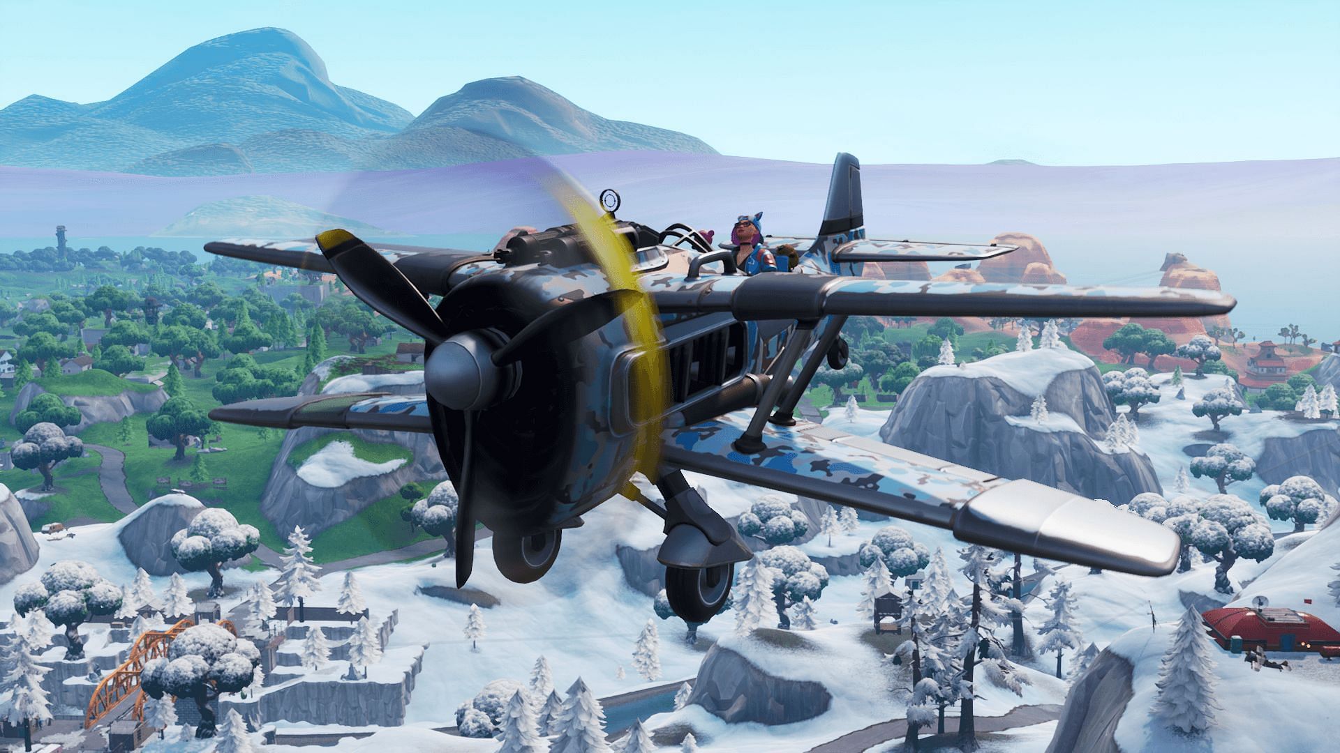 Planes in Fortnite (Image via Epic Games)