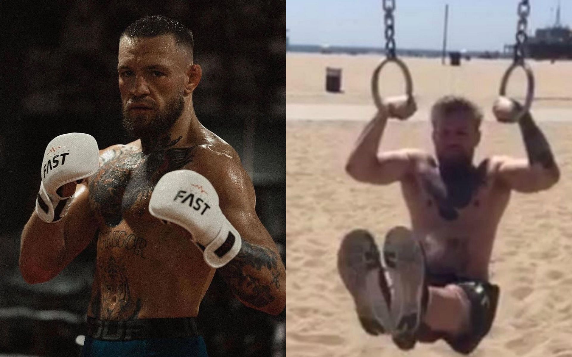 Former UFC lightweight champion Conor McGregor [Images courtesy @mcgregorfast on Instagram and YouTube]