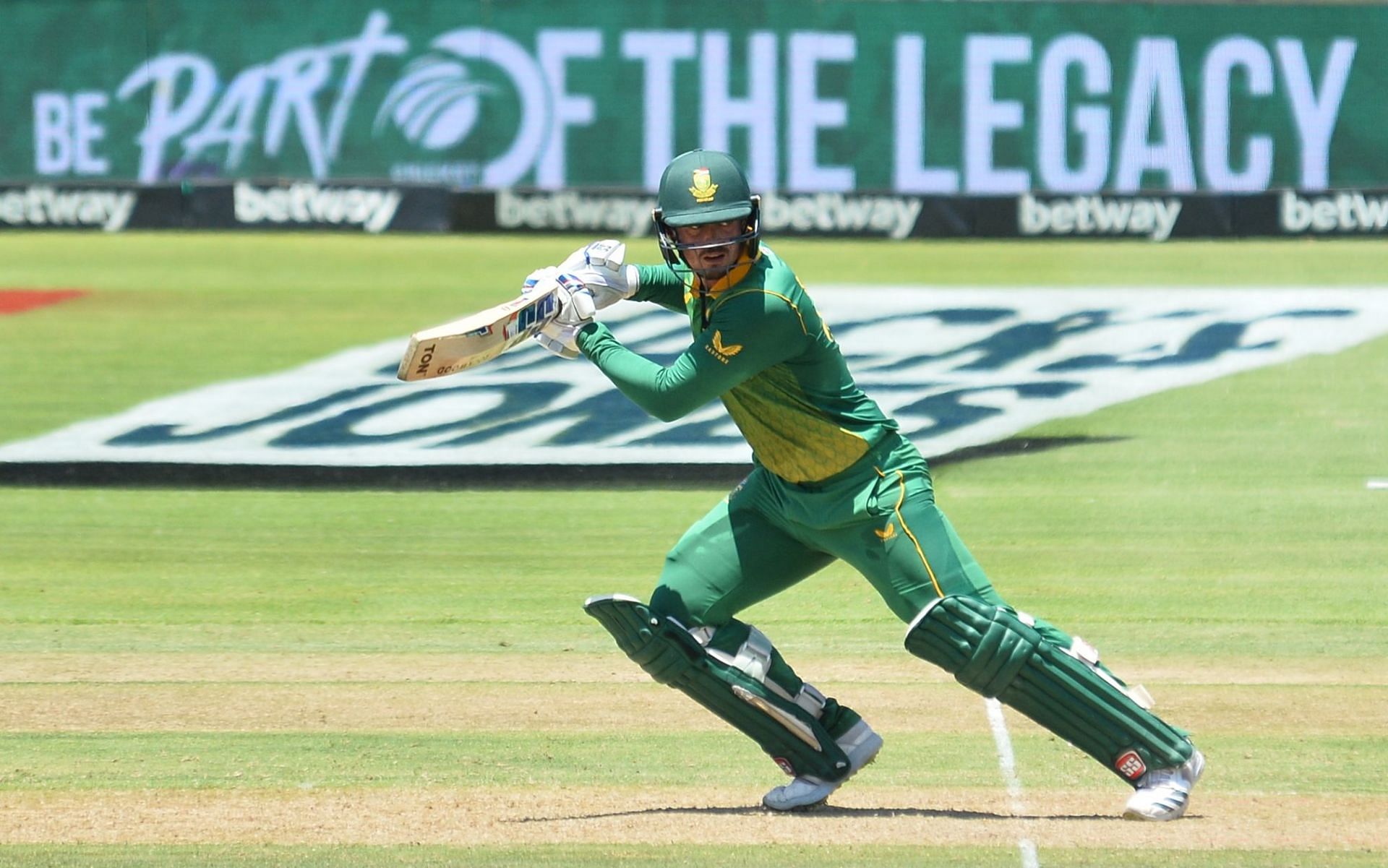 Quinton de Kock during the 3rd ODI in Cape Town. Pic: Getty Images