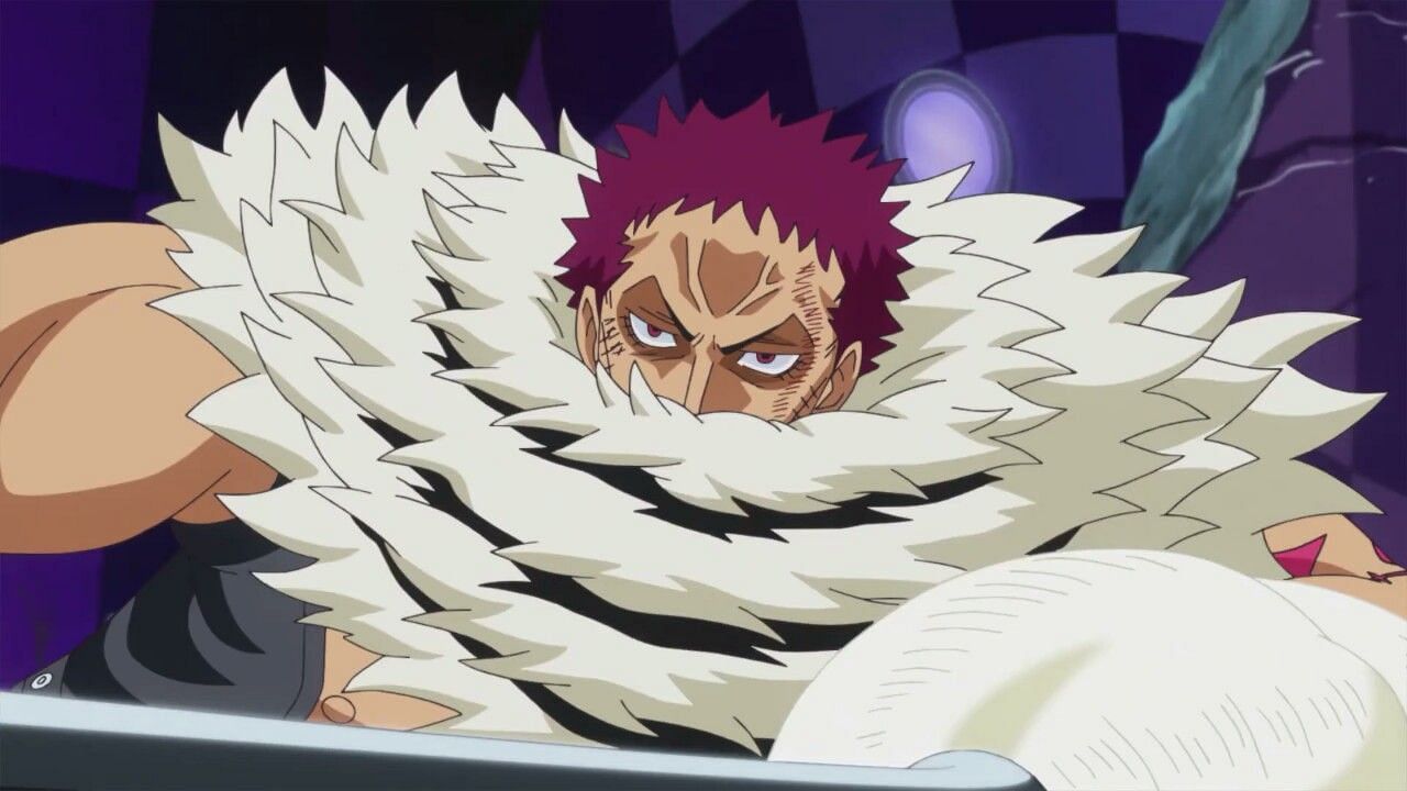 Katakuri as seen during the anime&#039;s Whole Cake Island arc (Image via Toei Animation)