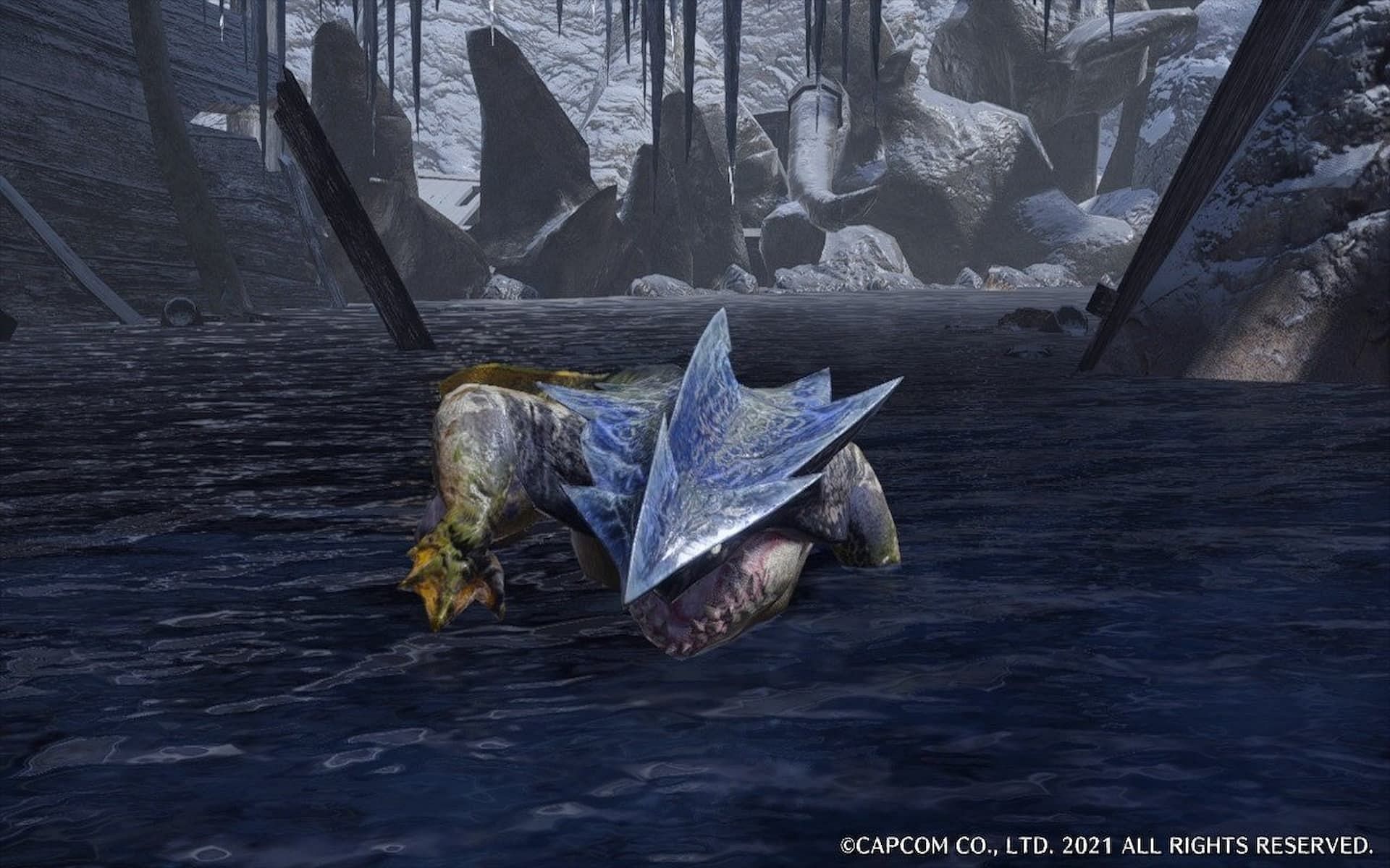 A look at a Zamite in Monster Hunter Rise (Image via Capcom)