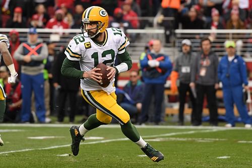 Green Bay Packers quarterback Aaron Rodgers