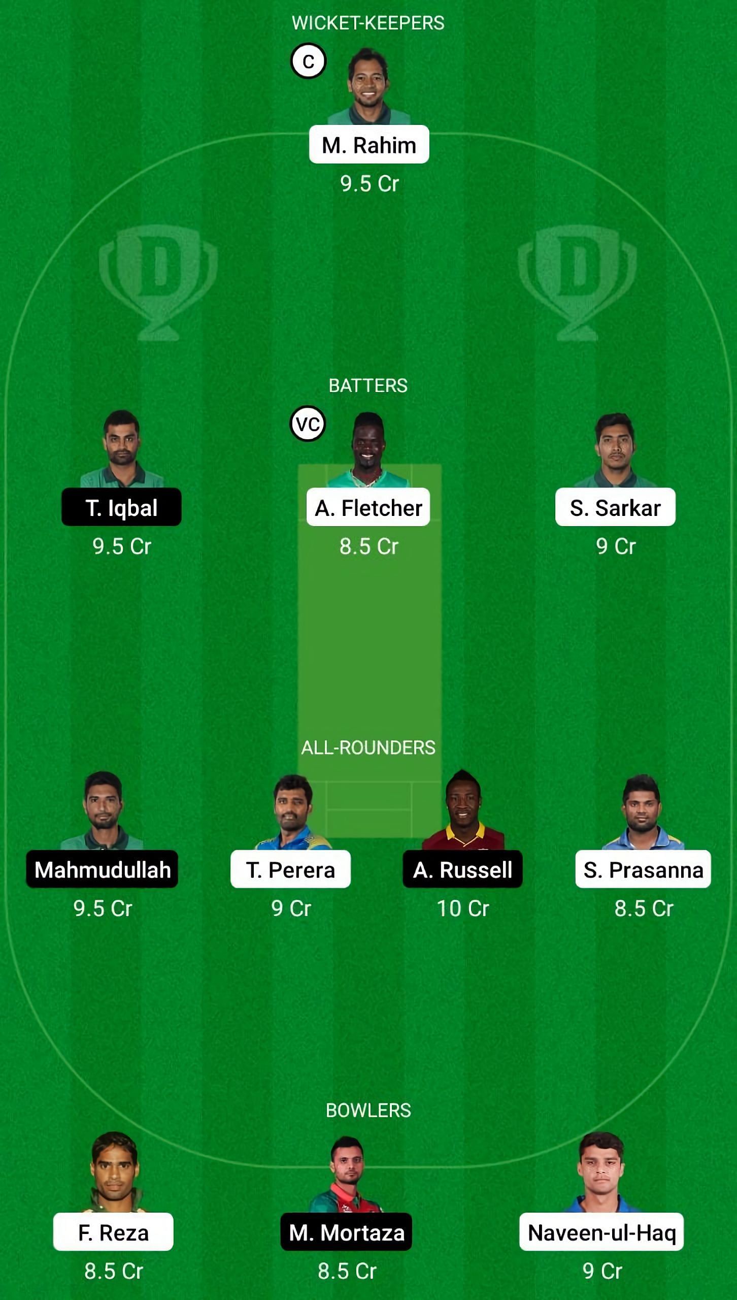 KHT vs MGD Dream11 Fantasy Suggestion #2