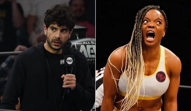 "If you have a issue with someone pick up the phone" - Powerhouse Hobbs reacts to Tony Khan-Big Swole situation