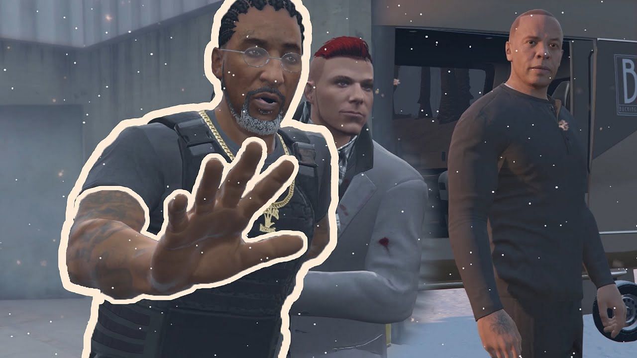 The GTA Online player catching Johnny (Image via Edo Vames/YouTube)