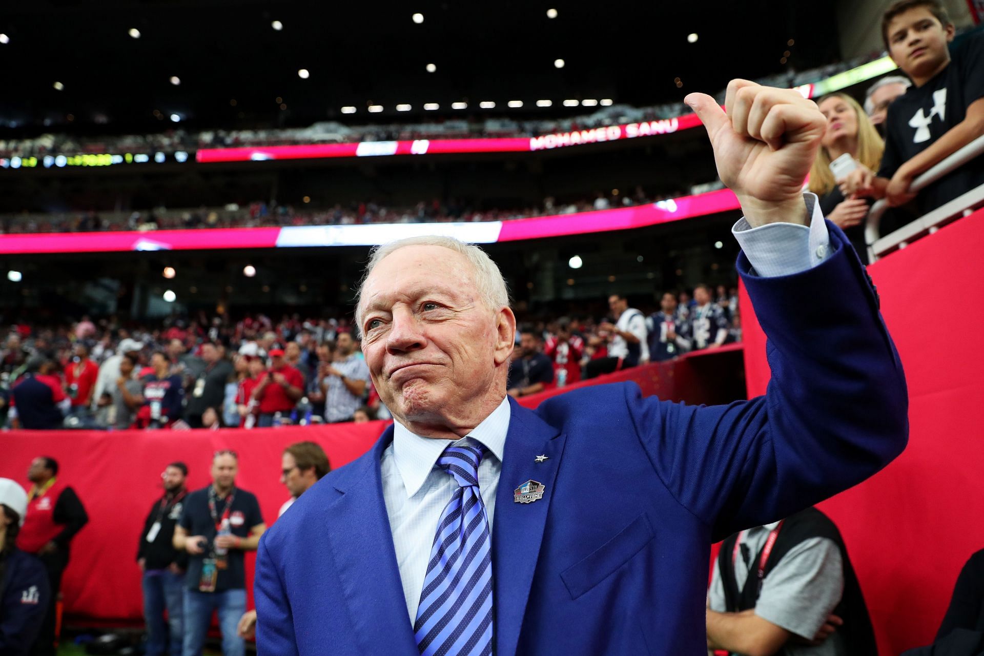 Jerry Jones at Super Bowl LI - New England Patriots v Atlanta Falcons